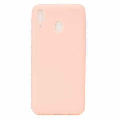 Силиконовый (TPU) чехол Deexe Matte Case для Samsung Galaxy A30 (A305) / A20 (A205) - Pink
