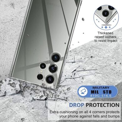 Силиконовый (TPU) чехол Deexe UltraThin для Samsung Galaxy S23 Ultra (S918) - Transparent