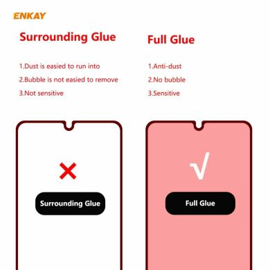 Защитное стекло ENKAY Full Glue для Samsung Galaxy M31 (M315) / Galaxy M21 (M215) - Black
