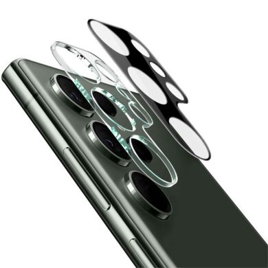 Защитное стекло на камеру IMAK Black Glass Lens для Samsung Galaxy S24 Ultra - Black