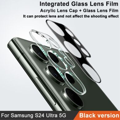 Защитное стекло на камеру IMAK Black Glass Lens для Samsung Galaxy S24 Ultra - Black