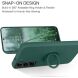Защитный чехол Deexe Color Shell для Samsung Galaxy S22 (S901) - Blackish Green. Фото 4 из 8