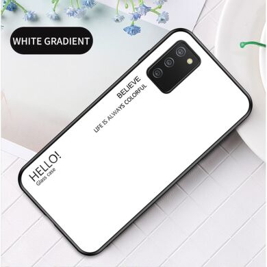 Защитный чехол Deexe Gradient Color для Samsung Galaxy A02s (A025) - White