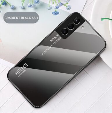 Защитный чехол Deexe Gradient Color для Samsung Galaxy S22 Plus - Black / Grey