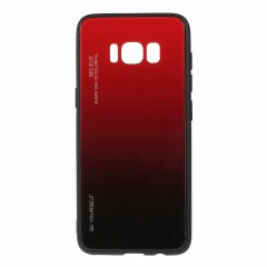 Защитный чехол Deexe Gradient Color для Samsung Galaxy S8 (G950) - Red / Black