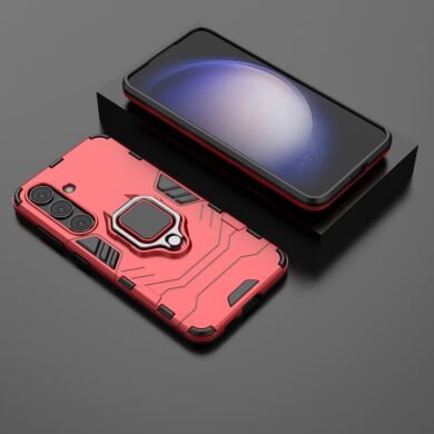 Защитный чехол Deexe Hybrid Case для Samsung Galaxy S24 - Red