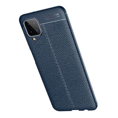 Захисний чохол Deexe Leather Cover для Samsung Galaxy A12 (A125) / A12 Nacho (A127) / M12 (M127) - Blue