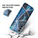 Защитный чехол Deexe Marble Pattern для Samsung Galaxy S21 - Blue. Фото 7 из 8