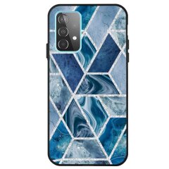 Защитный чехол Deexe Marble Series для Samsung Galaxy A52 (A525) / A52s (A528) - Blue