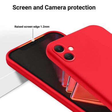 Защитный чехол Deexe Silicone Case для Samsung Galaxy A05 (A055) - Red