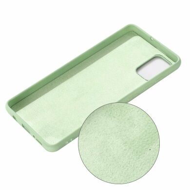 Защитный чехол Deexe Silicone Case для Samsung Galaxy A41 (A415) - Green