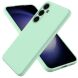 Защитный чехол Deexe Silicone Case для Samsung Galaxy S24 - Green. Фото 1 из 8