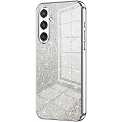 Защитный чехол Deexe Sparkles Cover для Samsung Galaxy S23 FE - Silver