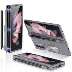 Защитный чехол GKK Magnetic Cover (Pen Slot) для Samsung Galaxy Fold 3 - Grey
