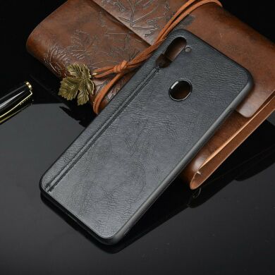 Защитный чехол UniCase Leather Series для Samsung Galaxy M11 (M115) - Black