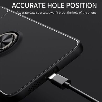 Защитный чехол UniCase Magnetic Ring для Samsung Galaxy S24 Plus - Black / Rose Gold