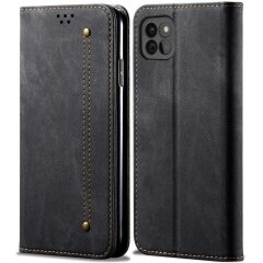 Чехол-книжка UniCase Jeans Wallet для Samsung Galaxy A22 5G (A226) - Black