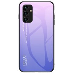 Защитный чехол Deexe Gradient Color для Samsung Galaxy A34 (A346) - Pink / Purple