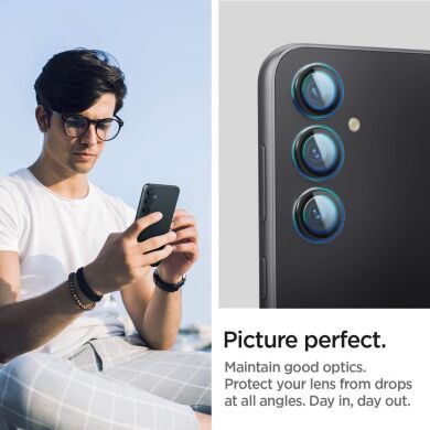 Комплект защитных стекол Spigen (SGP) Optik Pro Lens Protector для Samsung Galaxy S23 FE - Black