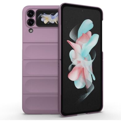 Защитный чехол Deexe Terra Case (FF) для Samsung Galaxy Flip 4 - Light Purple