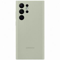 Чохол Silicone Cover для Samsung Galaxy S22 Ultra (S908) EF-PS908TMEGRU - Olive Green