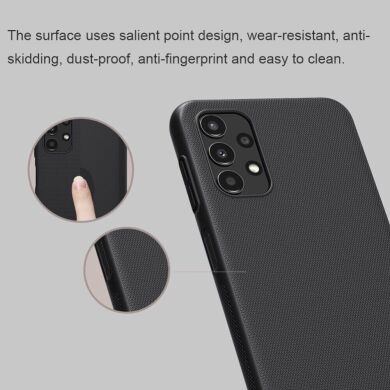 Пластиковый чехол NILLKIN Frosted Shield для Samsung Galaxy A13 (А135) - Black