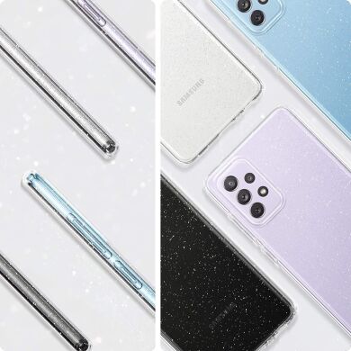 Защитный чехол Spigen (SGP) Liquid Crystal Glitter для Samsung Galaxy A72 (А725) - Crystal Quartz
