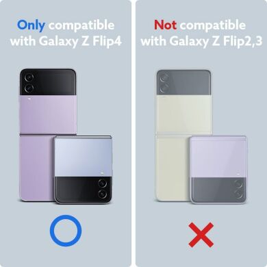 Защитный чехол Caseology Parallax (FF) by Spigen для Samsung Galaxy Flip 4 - Matte Black