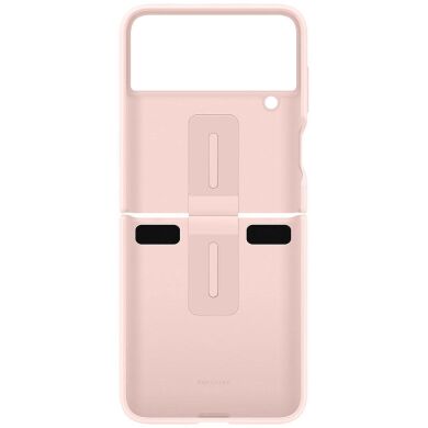 Защитный чехол Silicone Cover with Ring для Samsung Galaxy Flip 4 (EF-PF721TPEGUA) - Pink