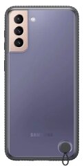 Захисний чохол Clear Protective Cover для Samsung Galaxy S21 Plus (G996) EF-GG996CBEGRU - Black