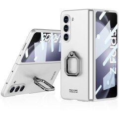Захисний чохол GKK Ring Shell для Samsung Galaxy Fold 5 - Silver