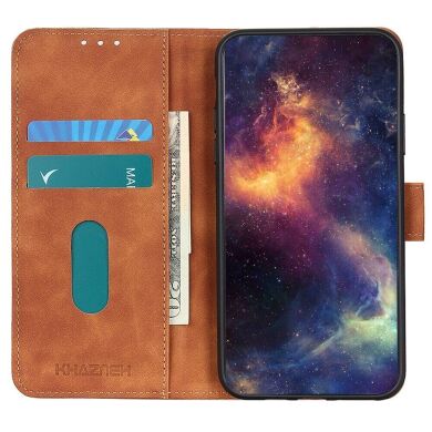 Чехол-книжка KHAZNEH Retro Wallet для Samsung Galaxy A25 (A256) - Brown