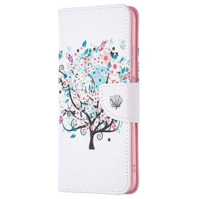 Чехол-книжка Deexe Color Wallet для Samsung Galaxy M53 (M536) - Flower Tree
