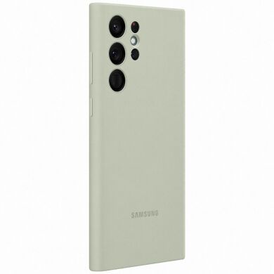 Чехол Silicone Cover для Samsung Galaxy S22 Ultra (S908) EF-PS908TMEGRU - Olive Green