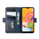Чехол Deexe Pocket Wallet для Samsung Galaxy A01 (A015) - Blue. Фото 5 из 12