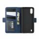 Чехол Deexe Pocket Wallet для Samsung Galaxy A01 (A015) - Blue. Фото 4 из 12