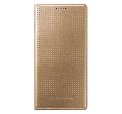 Чохол Flip Cover для Samsung Galaxy S5 mini (G800) EF-FG800BKEGRU - Gold