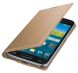 Чехол Flip Cover для Samsung Galaxy S5 mini (G800) EF-FG800BKEGRU - Gold. Фото 1 из 5