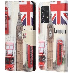 Чохол-книжка Deexe Color Wallet для Samsung Galaxy A73 (A736) - London Big Ben