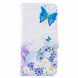 Чехол-книжка Deexe Color Wallet для Samsung Galaxy M10 (M105) - Blue Butterflies. Фото 2 из 9