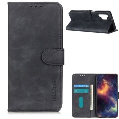 Чехол-книжка KHAZNEH Retro Wallet для Samsung Galaxy A32 - Black