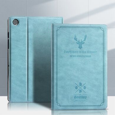 Чехол-книжка UniCase Deer Pattern для Samsung Galaxy Tab A8 10.5 (X200/205) - Blue