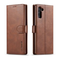 Чохол LC.IMEEKE Wallet Case для Samsung Galaxy Note 10 (N970) - Dark Brown
