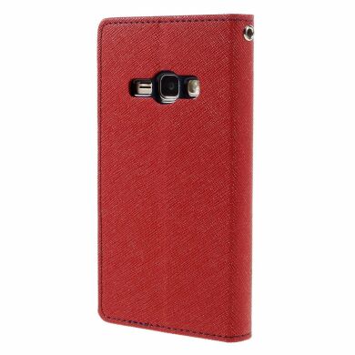 Чехол MERCURY Fancy Diary для Samsung Galaxy J1 2016 (J120) - Red