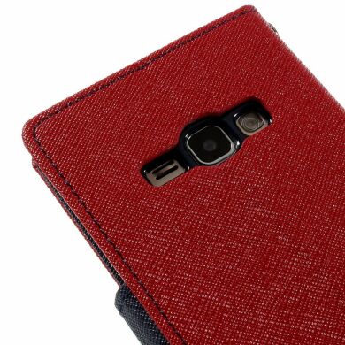 Чехол MERCURY Fancy Diary для Samsung Galaxy J1 2016 (J120) - Red