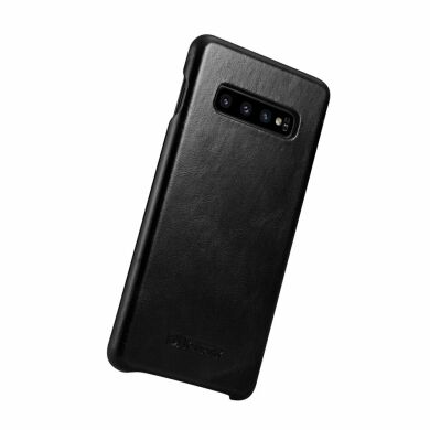Кожаный чехол ICARER Slim Flip для Samsung Galaxy S10 Plus (G975) - Black