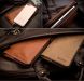 Кожаный чехол-портмоне QIALINO Clutch Bag - Brown. Фото 10 из 16