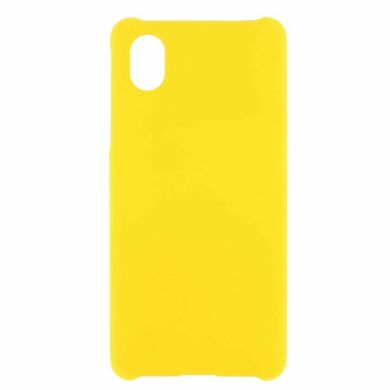Пластиковый чехол Deexe Hard Shell для Samsung Galaxy A01 Core (A013) - Yellow