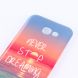 Силиконовый (TPU) чехол Deexe Life Style для Samsung Galaxy A7 2017 (A720) - Never Stop Dreaming. Фото 2 из 3