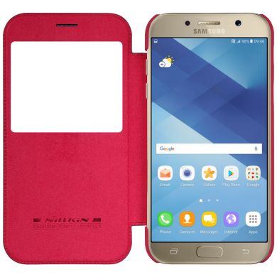 Чехол-книжка NILLKIN Qin Series для Samsung Galaxy A7 2017 (A720) - Red